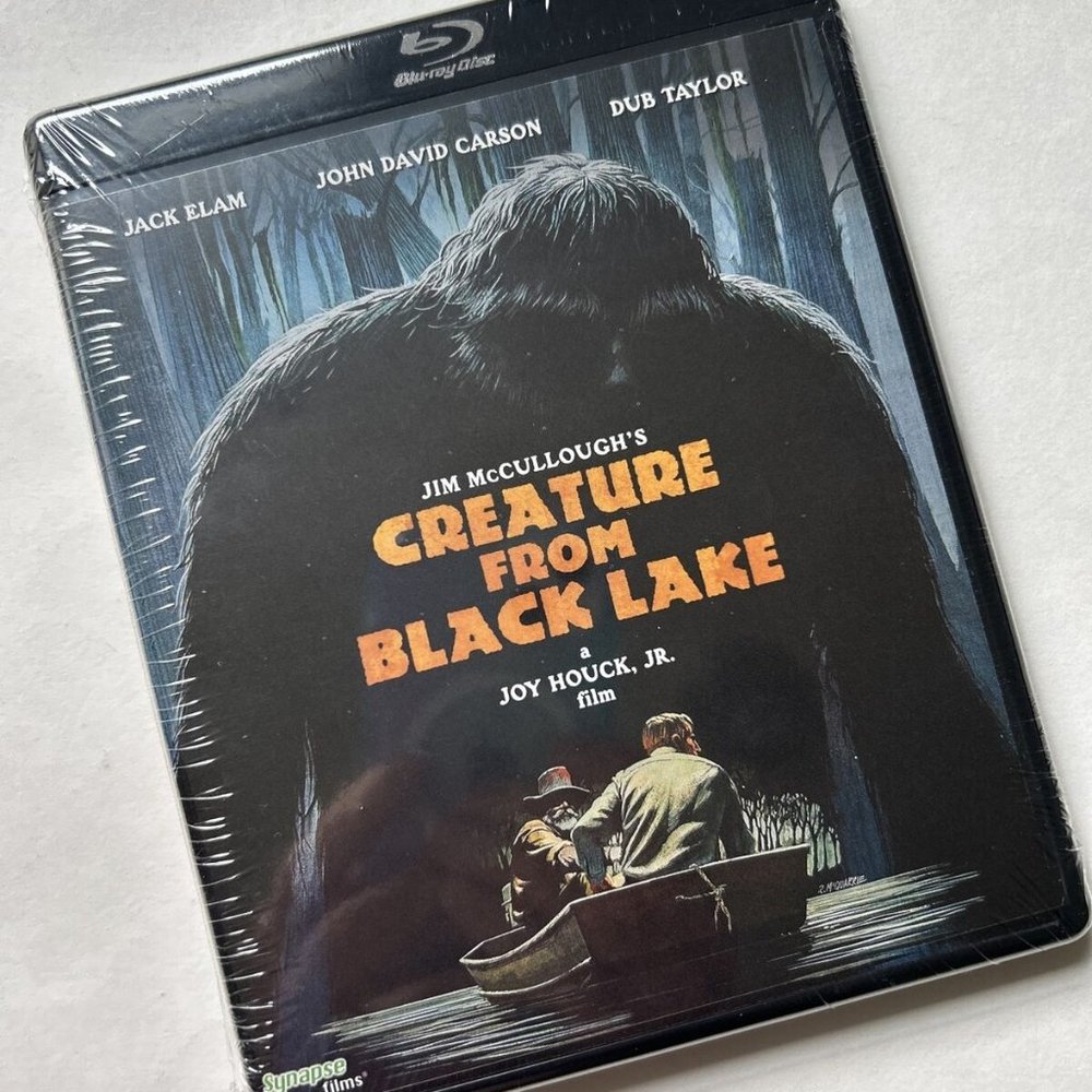 Synapse Films HD 4K Creature From Black Lake Blu-ray-Widescreen-bonus featur-NEW
